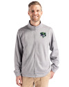 Gwinnett Stripers Clique Lift Eco Performance Full Zip Unisex Jacket Grey Melange Front Thumbnail Image