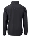 Texas Tech Red Raiders Alumni Cutter & Buck Charter Eco Knit Recycled Big & Tall Full-Zip Jacket Black Mannequin Back Thumbnail Image