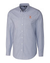 Texas Longhorns Alumni Cutter & Buck Stretch Oxford Mens Long Sleeve Dress Shirt Light Blue Mannequin Thumbnail Image