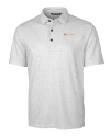 Tennessee Volunteers Alumni Cutter & Buck Pike Double Dot Print Stretch Mens Big and Tall Polo Charcoal Mannequin Thumbnail Image