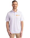 Tennessee Volunteers Alumni Cutter & Buck Virtue Eco Pique Recycled Mens Polo White Front Thumbnail Image