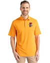 Fresno Grizzlies Cutter & Buck Virtue Eco Pique Recycled Mens Polo Orange Burst Front Thumbnail Image