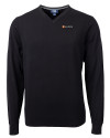 Tennessee Volunteers Alumni Cutter & Buck Lakemont Tri-Blend Mens V-Neck Pullover Sweater Black Mannequin Thumbnail Image