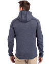 Gwinnett Stripers Cutter & Buck Mainsail Full Zip Hooded Mens Jacket Liberty Navy Heather Back Thumbnail Image