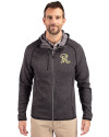 Frisco RoughRiders Cutter & Buck Mainsail Full Zip Hooded Mens Jacket Charcoal Heather Front Thumbnail Image