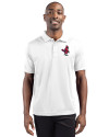 Memphis Redbirds Clique Ice Pique Mens Short Sleeve Tech Polo White Front Thumbnail Image