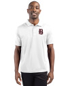 Birmingham Barons Clique Ice Pique Mens Short Sleeve Tech Polo White Front Thumbnail Image