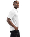 Birmingham Barons Clique Ice Pique Mens Short Sleeve Tech Polo White Side Thumbnail Image