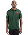 Fort Wayne TinCaps Clique Ice Pique Mens Short Sleeve Tech Polo Bottle Green Front Thumbnail Image
