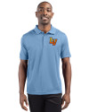 Las Vegas Aviators Clique Ice Pique Mens Short Sleeve Tech Polo Light Blue Front Thumbnail Image