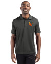 Las Vegas Aviators Clique Ice Pique Mens Short Sleeve Tech Polo Titan Front Thumbnail Image