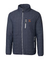 Texas Longhorns Alumni Cutter & Buck Rainier PrimaLoft® Mens Eco Insulated Full Zip Puffer Jacket Anthracite Melange Mannequin Thumbnail Image