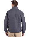 Frisco RoughRiders Cutter & Buck Rainier PrimaLoft® Mens Eco Insulated Full Zip Puffer Jacket Anthracite Melange Back Thumbnail Image