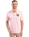 Las Vegas Aviators Cutter & Buck Pike Double Dot Print Stretch Mens Polo College Orange Front Thumbnail Image