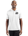 Omaha Storm Chasers Clique Ice Pique Mens Short Sleeve Tech Polo White Front Thumbnail Image