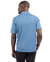 Scranton/Wilkes-Barre RailRiders Clique Ice Pique Mens Short Sleeve Tech Polo Light Blue Back Thumbnail Image