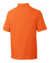 Chicago Bears - Cutter & Buck Advantage Eco Tri-Blend Pique Mens Polo Orange Burst Mannequin Back Thumbnail Image