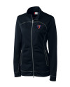 Jacksonville Jumbo Shrimp Clique Helsa Performance Womens Full Zip Knit Jacket Dark Navy Mannequin Thumbnail Image