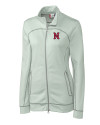 Nashville Sounds Clique Helsa Performance Womens Full Zip Knit Jacket Light Grey Mannequin Thumbnail Image
