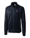Jacksonville Jumbo Shrimp Clique Helsa Performance Mens Full Zip Knit Jacket Dark Navy Mannequin Thumbnail Image