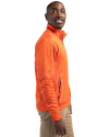 West Michigan Whitecaps Clique Helsa Performance Mens Full Zip Knit Jacket Blood Orange Side Thumbnail Image