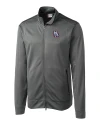 View image 2: New Hampshire Fisher Cats Clique Helsa Performance Knit Mens Full Zip Titan Mannequin