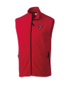 Jacksonville Jumbo Shrimp Clique Summit Performance Fleece Full Zip Mens Vest Red Mannequin Thumbnail Image