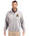 Toledo Mud Hens Cutter & Buck Charter Eco Knit Recycled Big & Tall Full-Zip Jacket Polished Medium Gray Front Thumbnail Image
