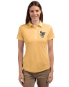 Scranton/Wilkes-Barre RailRiders Cutter & Buck Prospect Eco Textured Stretch Recycled Womens Short Sleeve Polo Desert Front Thumbnail Image