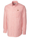 Cincinnati Bengals Cutter & Buck Mens Long Sleeve Epic Easy Care Tattersall College Orange Mannequin Thumbnail Image