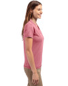 Round Rock Express Cutter & Buck Forge Eco Heathered Stretch Womens Blade Top Cardinal Red Heather Side Thumbnail Image