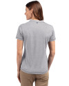 Round Rock Express Cutter & Buck Forge Eco Heathered Stretch Womens Blade Top Polished Heather Back Thumbnail Image