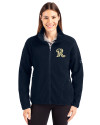 Frisco RoughRiders Cutter & Buck Cascade Eco Fleece Womens Full Zip Jacket Navy Blue Front Thumbnail Image