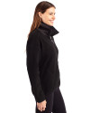 Rocket City Trash Pandas Cutter & Buck Cascade Eco Fleece Womens Full Zip Jacket Black Side Thumbnail Image