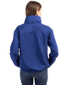 Tulsa Drillers Cutter & Buck Charter Eco Recycled Womens Full-Zip Jacket Tour Blue Back Thumbnail Image