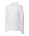 Toledo Mud Hens Clique Spin Eco Performance Half Zip Womens Pullover White Mannequin Back Thumbnail Image