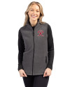 Tacoma Rainiers Clique Summit Performance Fleece Full Zip Womens Vest Charcoal Front Thumbnail Image