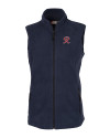 Tacoma Rainiers Clique Summit Performance Fleece Full Zip Womens Vest Navy Mannequin Thumbnail Image
