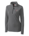 Springfield Cardinals Clique Summit Performance Fleece Half Zip Womens Pullover Jacket Grey Mannequin Thumbnail Image