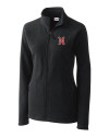 Nashville Sounds Clique Summit Performance Fleece Full Zip Womens Jacket Charcoal Mannequin Thumbnail Image