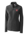 Nashville Sounds Clique Summit Performance Fleece Full Zip Womens Jacket Grey Mannequin Thumbnail Image