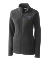 Tulsa Drillers Clique Summit Performance Fleece Full Zip Womens Jacket Grey Mannequin Thumbnail Image