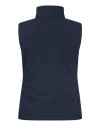 Jacksonville Jumbo Shrimp Clique Equinox Insulated Womens Softshell Vest Dark Navy Mannequin Back Thumbnail Image