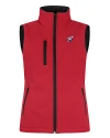 Reading Fightin Phils Clique Equinox Insulated Womens Softshell Vest Red Mannequin Thumbnail Image