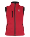 View image 6: Tacoma Rainiers Clique Equinox Insulated Softshell Womens Full Zip Vest Red Mannequin