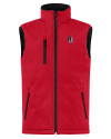 View image 3: Round Rock Express Clique Equinox Insulated Softshell Mens Full Zip Vest Red Mannequin