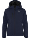 Scranton/Wilkes-Barre RailRiders Clique Equinox Insulated Womens Softshell Jacket Dark Navy Mannequin Thumbnail Image