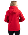 Portland Sea Dogs Clique Equinox Insulated Womens Softshell Jacket Red Back Thumbnail Image