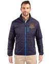 View image 4: Toledo Mud Hens Cutter & Buck Rainier Recycled Insulated Puffer Mens Full Zip Jacket Dark Navy Front