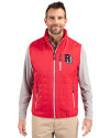 Round Rock Express Cutter & Buck Rainier PrimaLoft® Mens Eco Insulated Full Zip Puffer Vest Red Front Thumbnail Image